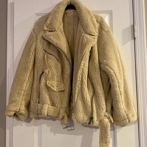 Free People Shearling Moro Jacket